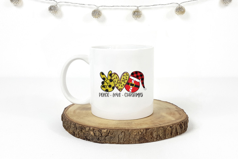 peace-love-christmas-sublimation-design