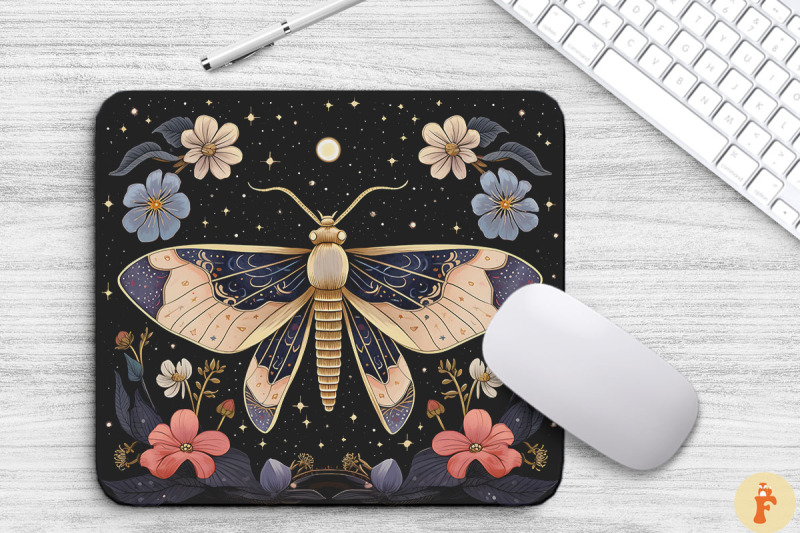 vintage-moth-with-floral-at-night