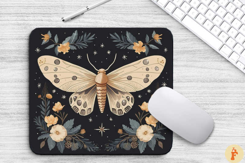 vintage-night-moths-mouse-pad-design