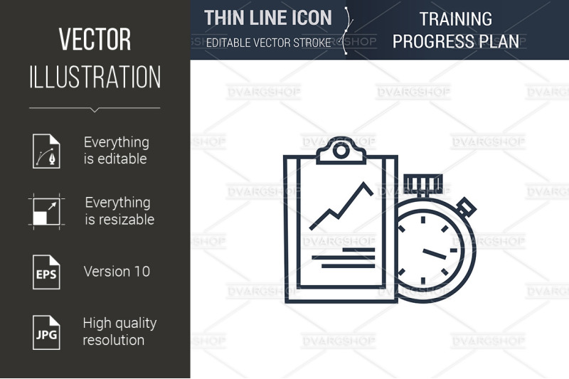 training-progress-plan-icon