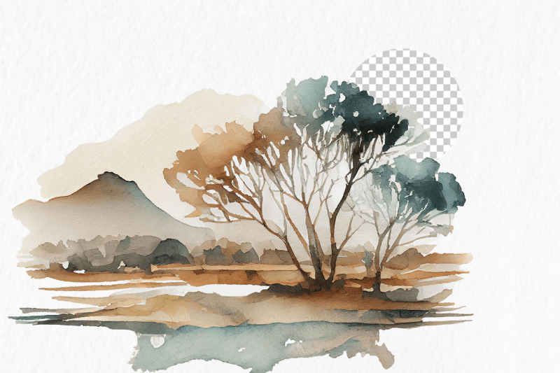 neutral-landscapes-watercolor-clipart-png