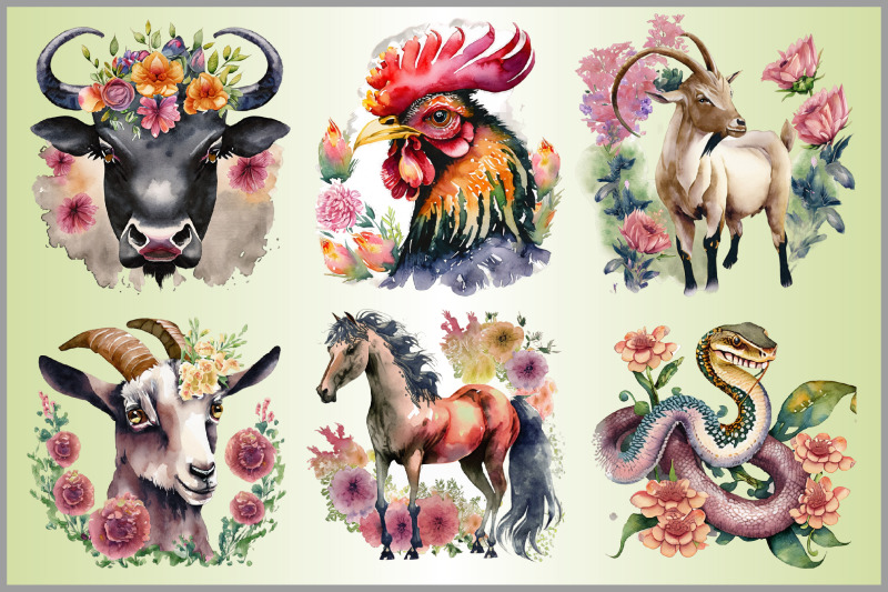 chinese-zodiac-sublimation-clipart