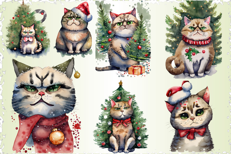 grumpy-christmas-cat-sublimation-bundle