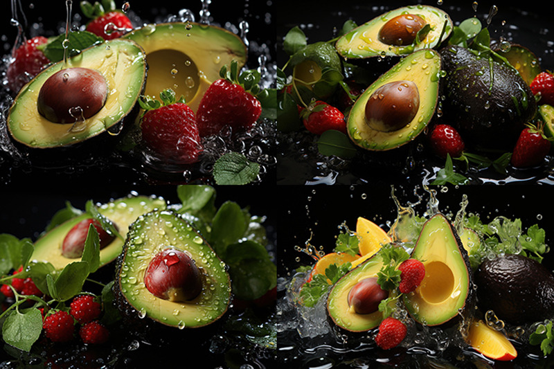 avocas-with-fruit-and-water