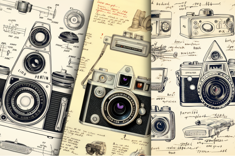 vintage-camera-sketchnote-bundle