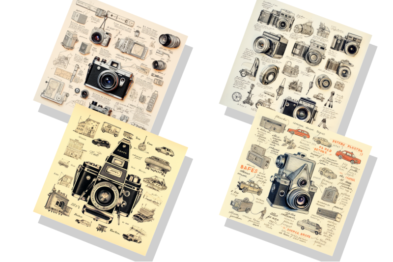 vintage-camera-sketchnote-bundle