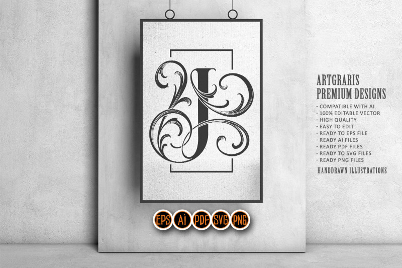 charming-vintage-letter-j-monogram-logo-outline