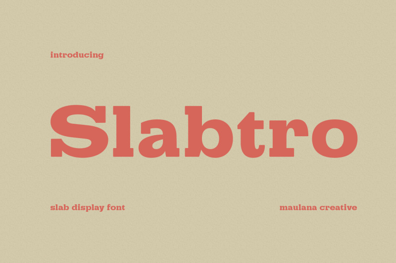 slabtro-slab-display-font