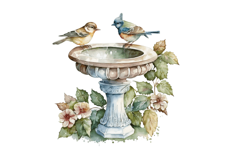 watercolor-birdbaths-bundle