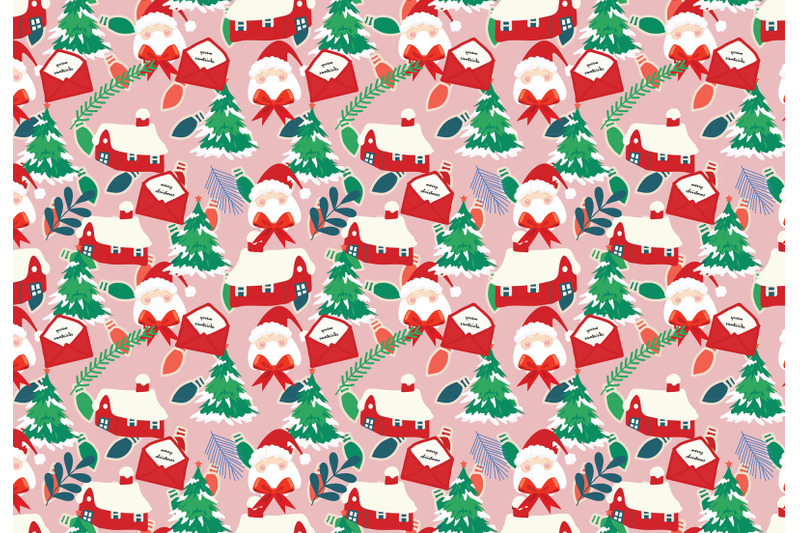 christmas-pattern-set-xmas-backgrounds