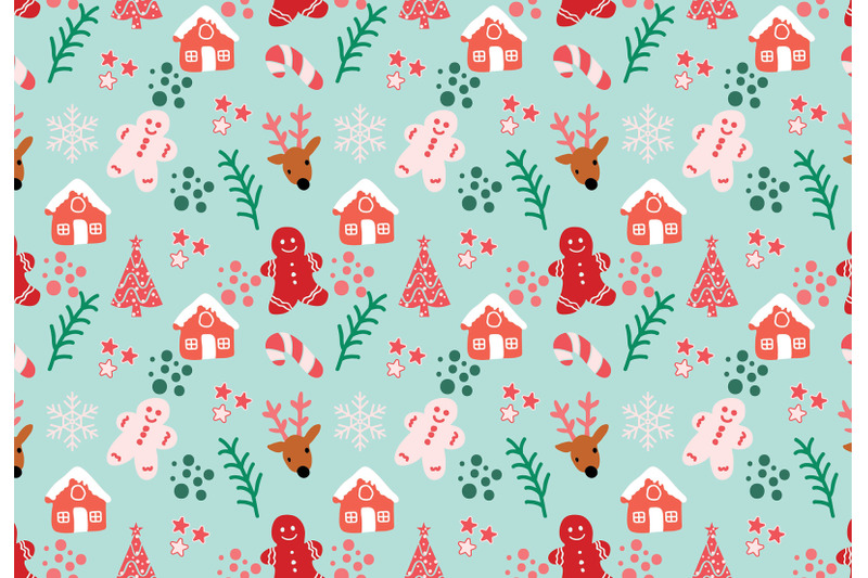 christmas-pattern-set-xmas-backgrounds