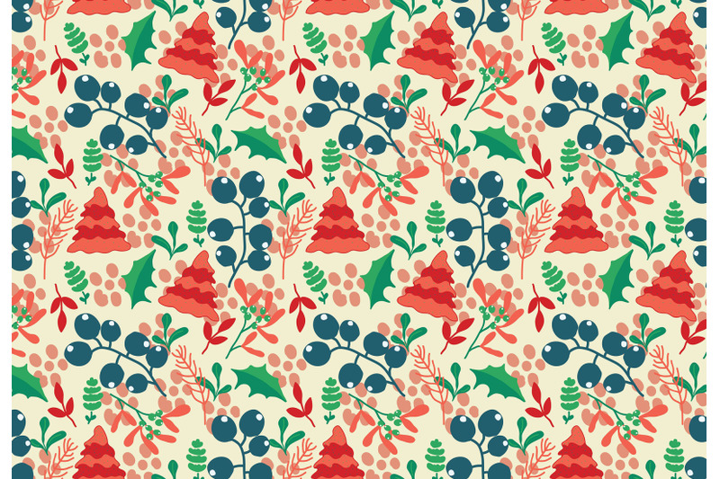 christmas-pattern-set-xmas-backgrounds