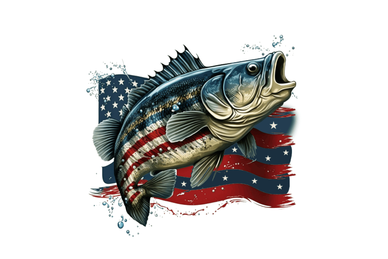 fish-american-flag-sublimation-clipart