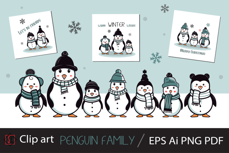 penguin-family-clipart