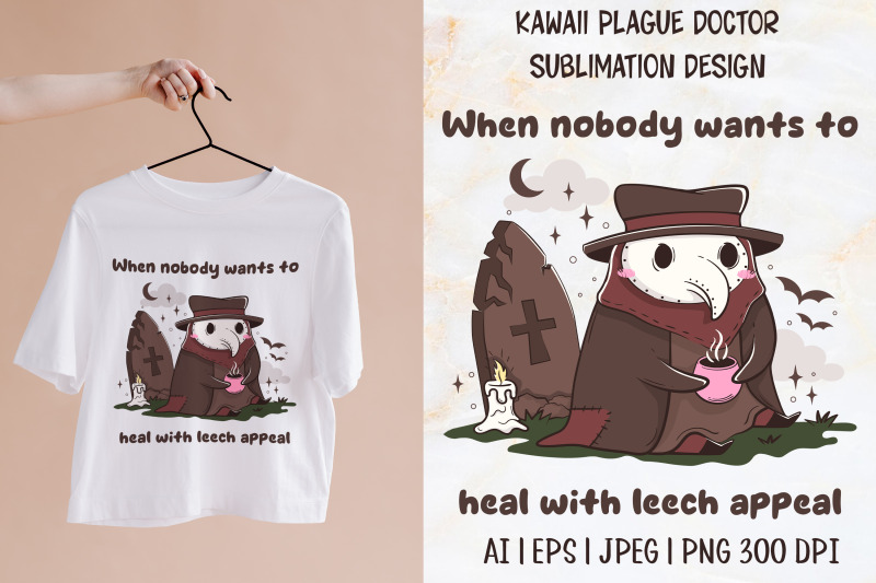 kawaii-plague-doctor-sublimation-design