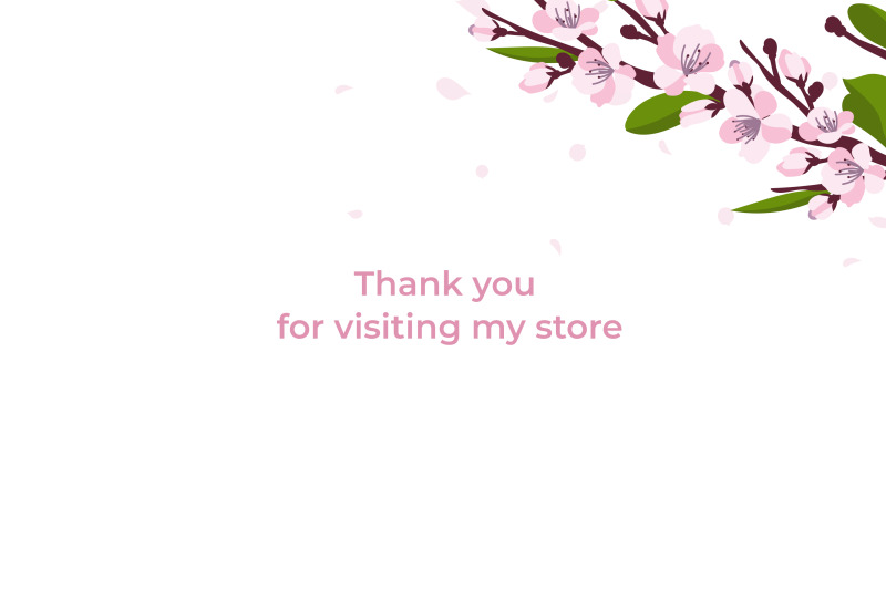 spring-cherry-blossom-template-vector