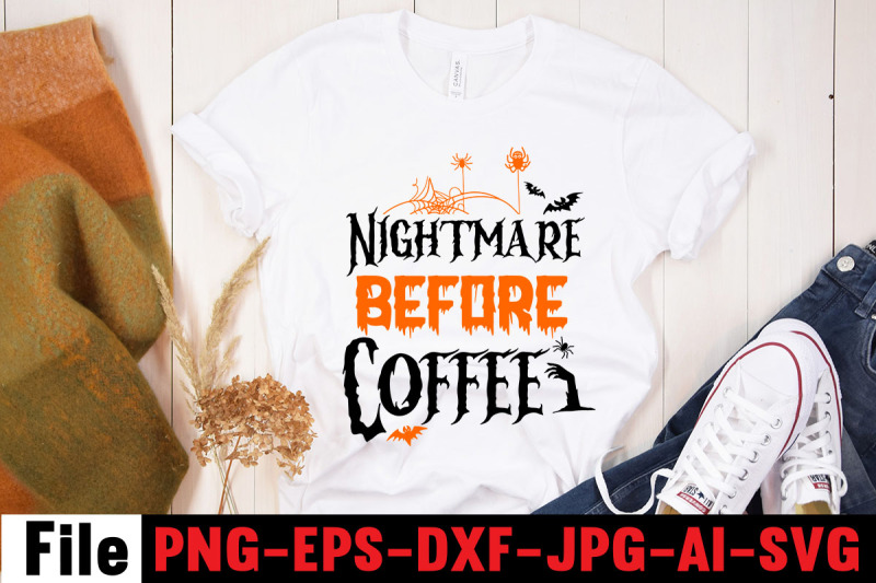 nightmare-before-coffee-svg-cut-file-halloween-svg-bundle-retro-hall