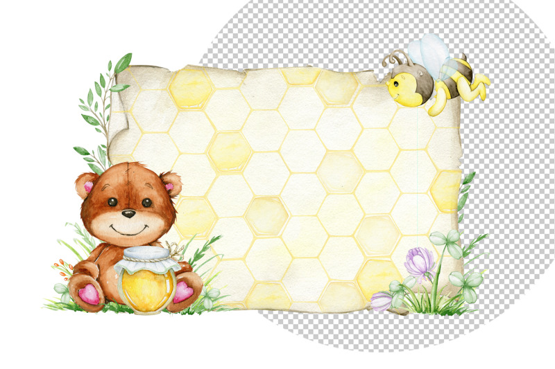 teddy-bear-honey-bee-baby-shower-invitation-template-we-can-bearly-wa
