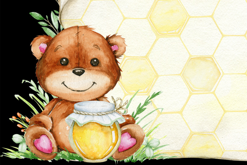 teddy-bear-honey-bee-baby-shower-invitation-template-we-can-bearly-wa