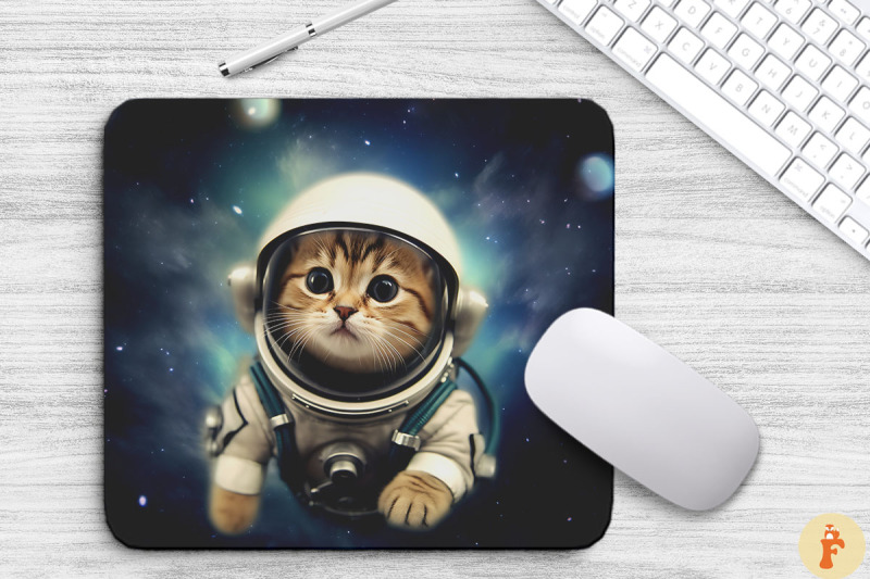 cute-astronaut-cat-mouse-pad-design