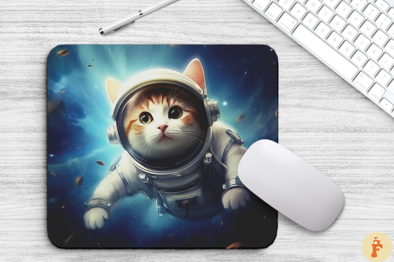 cute-astronaut-turkish-van-cat-mouse-pad