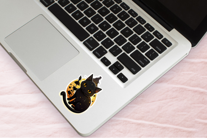 cute-and-creepy-black-cat-halloween-sticker-bundle