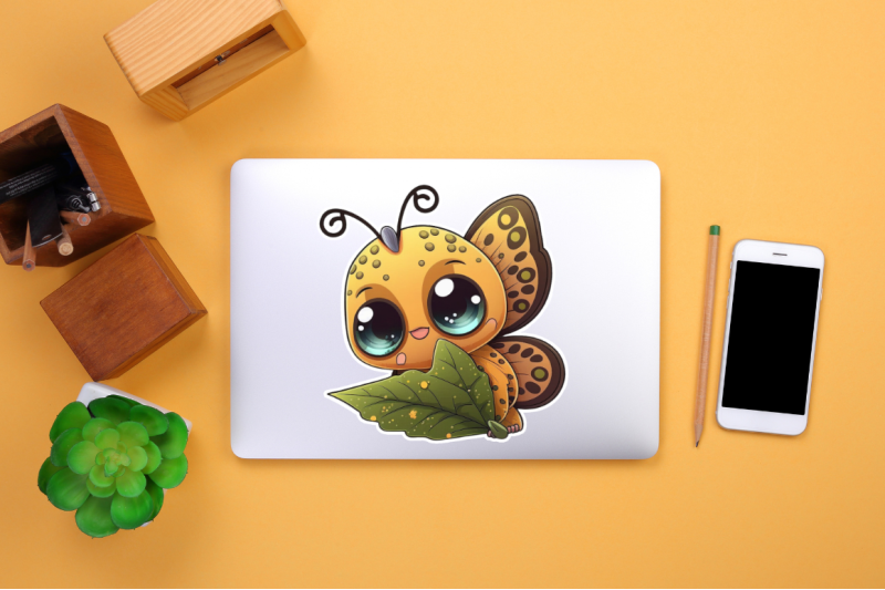 cute-baby-butterfly-cartoon-character-sticker-bundle