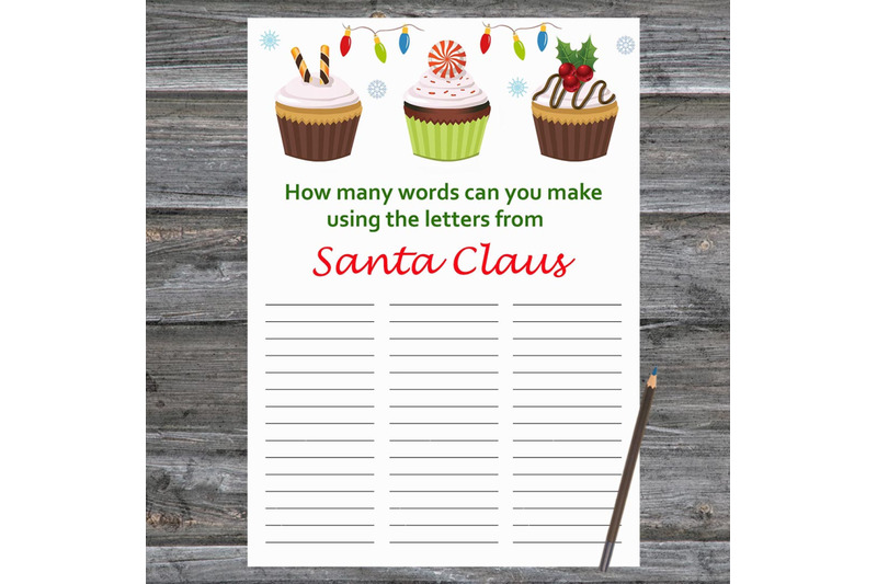 cake-christmas-card-how-many-words-can-you-make-from-santa-claus