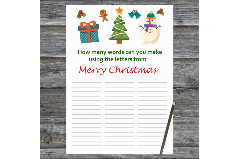 snowman-christmas-card-how-many-words-can-you-make-from-merrychristmas