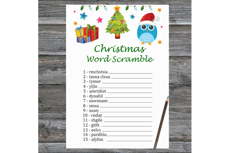 tree-and-owl-christmas-card-christmas-word-scramble-game-printable