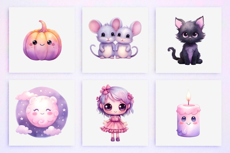 40-cute-pastel-halloween-clipart-pngs-commercial-use