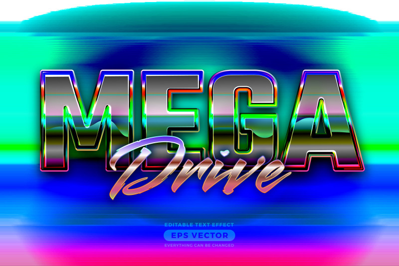 megadrive-editable-text-style-effect-in-retro-style-theme-ideal-for-po