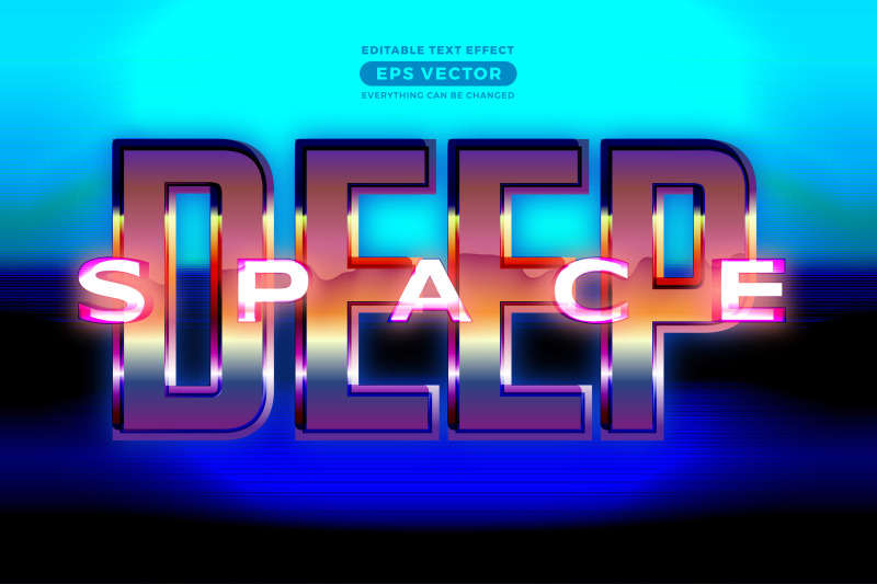 deep-space-editable-text-effect-retro-style-with-vibrant-theme-concept