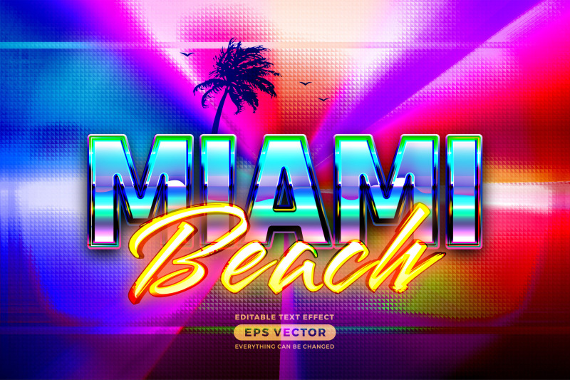 miami-beach-editable-text-effect-retro-style-with-vibrant-theme-concep