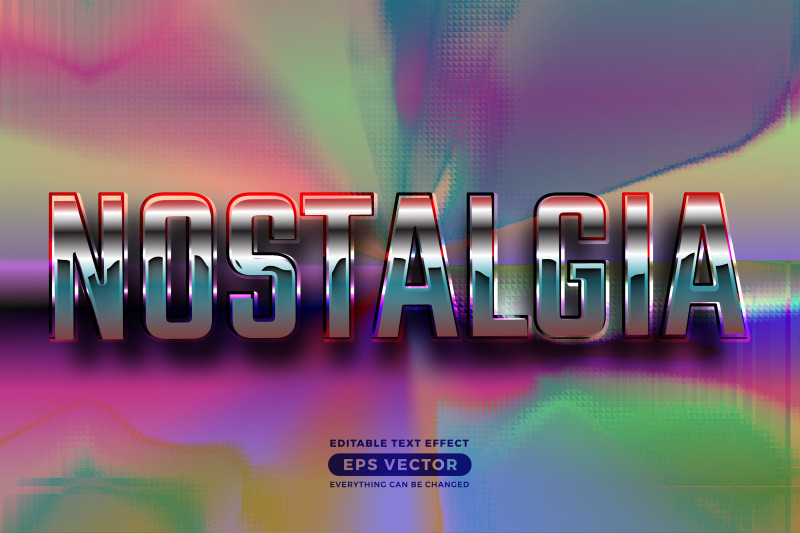 nostalgia-editable-text-style-effect-in-retro-style-theme-ideal-for-po