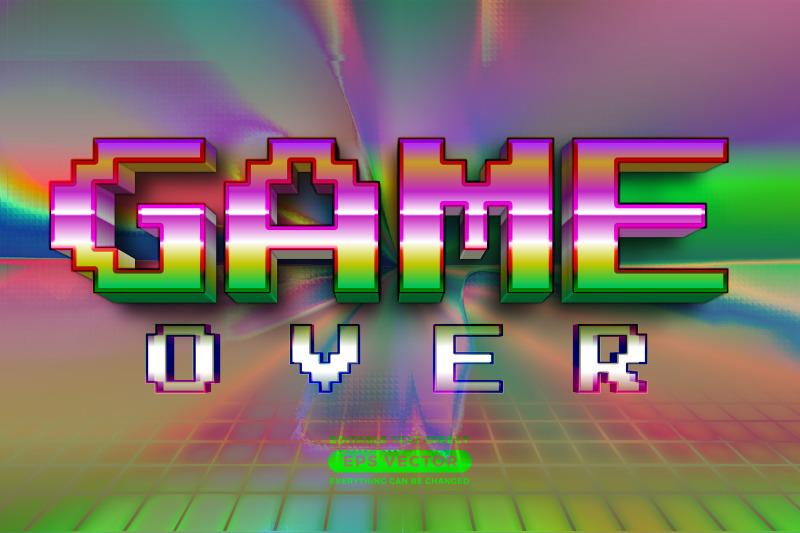 game-over-editable-text-style-effect-in-retro-style-theme-ideal-for-po