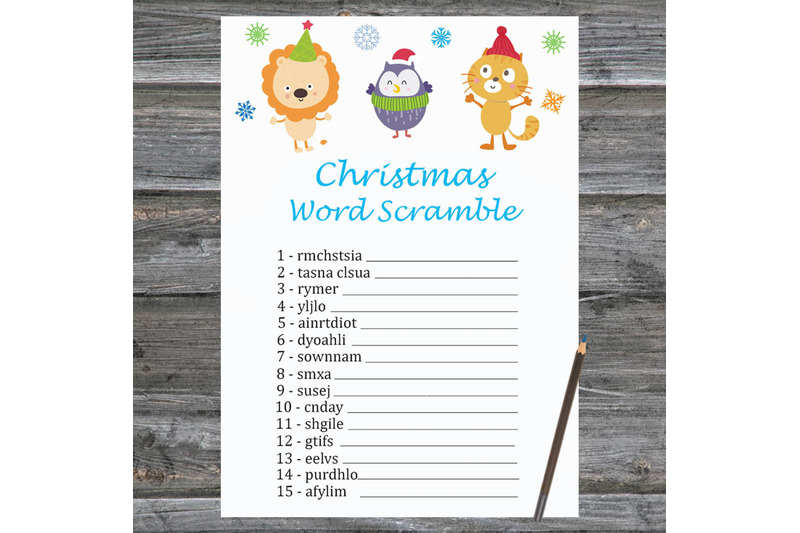 winter-animals-christmas-card-christmas-word-scramble-game-printable