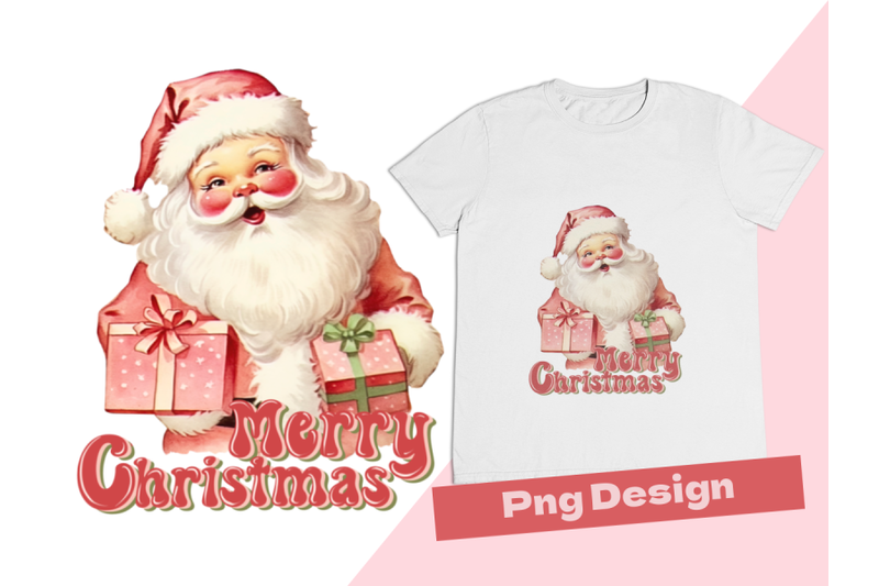 vintage-santa-with-gifts-png-for-shirt-designs