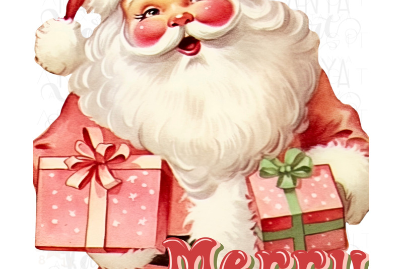 vintage-santa-with-gifts-png-for-shirt-designs