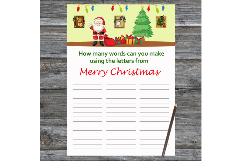 santa-christmas-card-how-many-words-can-you-make-from-merry-christmas