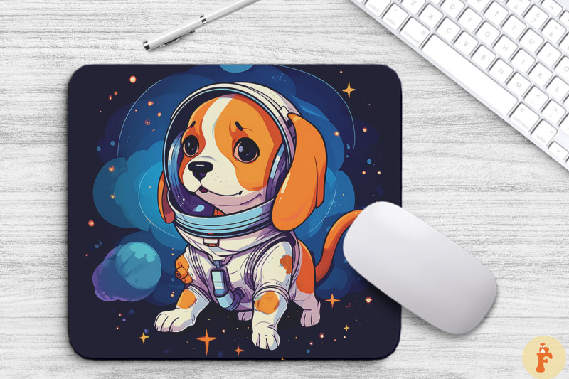 cute-astronaunt-beagle-dog-mouse-pad