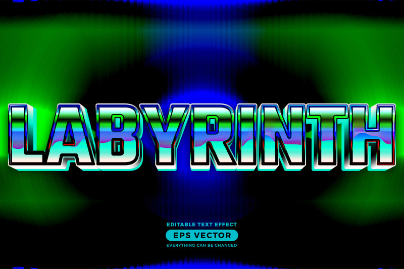 labyrinth-editable-text-style-effect-in-retro-style-theme-ideal-for-po