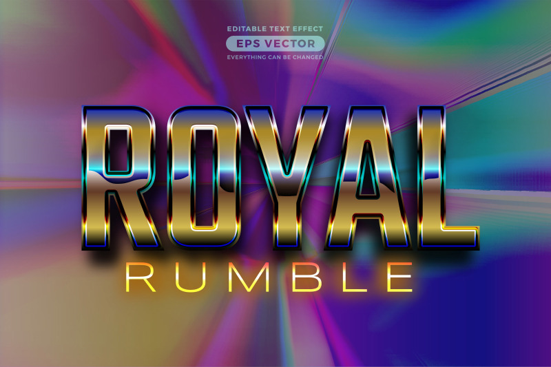 royal-rumble-editable-text-style-effect-in-retro-style-theme-ideal-for
