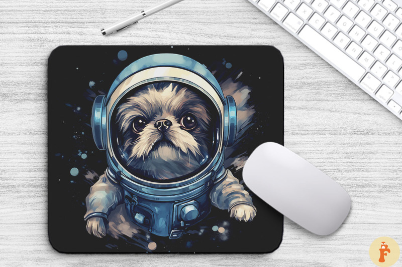 cute-astronaunt-shih-tzu-dog-mouse-pad