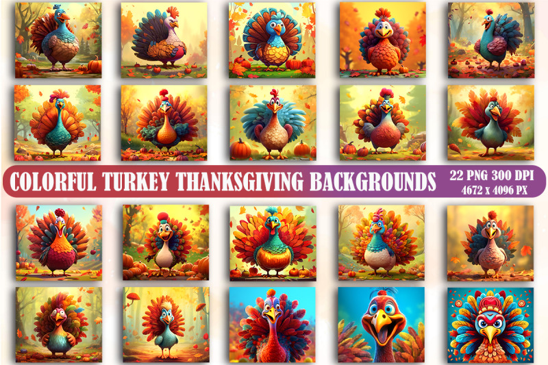 colorful-turkey-thanksgiving-backgrounds