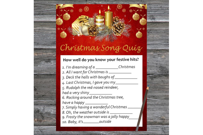 gold-candles-christmas-card-christmas-song-trivia-game-printable