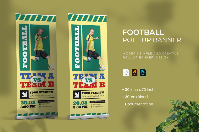 football-match-roll-up-banner