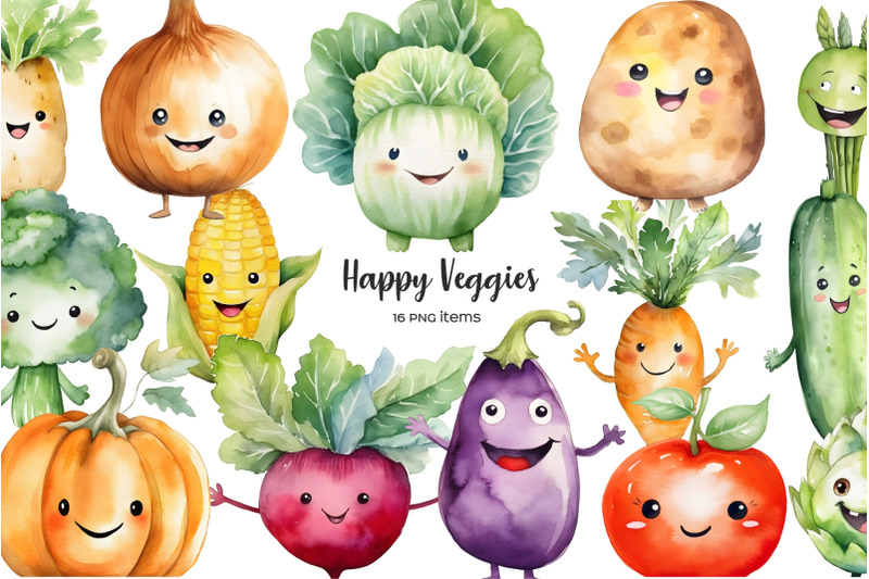 watercolor-kawaii-vegetables-happy-smiling-veggies-clip-art