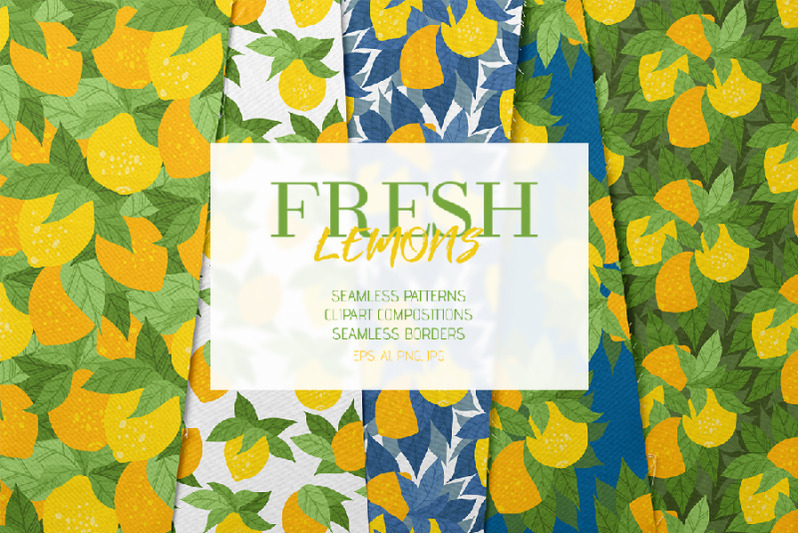 fresh-lemon-vector-set