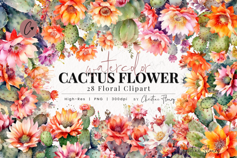 watercolor-cactus-flower-clipart